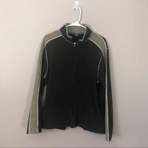 Brown alpaca fleece Kuhl zip-up